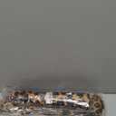 4 in 1 Mouse Pad Combo, Large Gaming Mouse Pad + Keyboard Wrist Support + Mouse Wrist Rest + Coaster, Table Pad with Stitched Edge Memory Foam Ergonomic Wrist Pad Set, Leopard Print