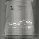 Waffle Weave Shower Curtain - White Cotton Fabric Texture Heavyweight Shower Curtains for Bathroom,Washable,72Wx72L