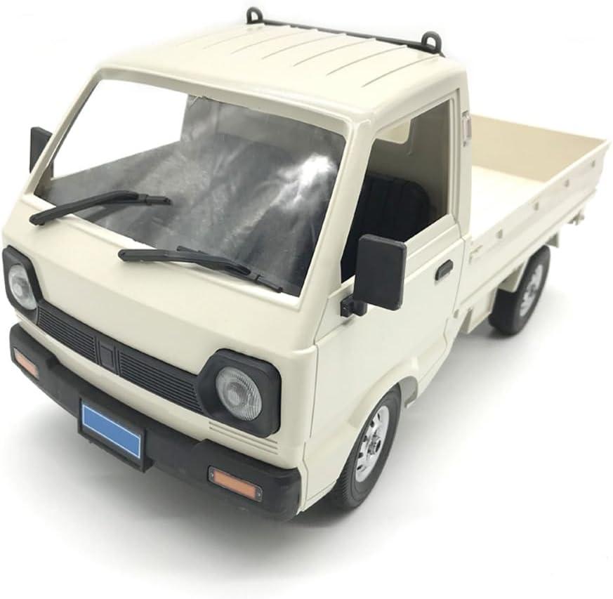 WPL D12 RC Car 1/10 RC Drift Car RTR Remote Control Car, Kei Truck Crawler Off Road 2.4G with Proportional Throttle Steering 260 Motor Rear Drive Hobby Grade Toy Adult Age 16+