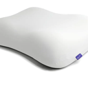 C CUSHION LAB Deep Sleep Pillow, Patented Ergonomic Contour Design for Side & Back Sleepers, Orthopedic Cervical Shape Gently Cradles Head & Provides Neck Support & Shoulder Pain Relief - Calm Grey