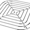 2 Pack Stainless Steel Rack Compatible with Ninja Crispi Pro Air Fryer AS101CY, Ninja Crispi Accessories Metal Rack, Replacement Rack for Ninja Crispy Glass Container, Dishwasher Safe, Heat Resistant