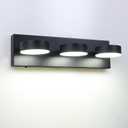 Modern Bathroom Vanity Light Fixtures,4-Light Matte Black Bathroom Wall. 4 Light, Look the Photo