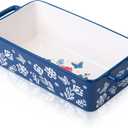 Wisenvoy Bread Pan Loaf Pan Ceramic Bread Pans for Baking Meatloaf Pan Nonstick Loaf Pans (Navy Blue)