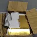 Lovdeco Peel and Stick 3x6 Inch Beveled Gold Mirror Tile Subway Mirror Glass Backsplash for Kitchen Bathroom Wall (40 Pcs, 5 SQ.FT.)