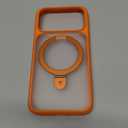 TORRAS for iPhone 17 Pro Case with Stand, Fit for MagSafe, 4X Military Drop Protection, Camera Control Button, Slim Soft Edge Phone Case for iPhone 17 Pro, Translucent Matte Cover 6.3", Bright Orange