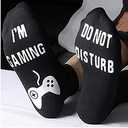 Gamer Gifts, Gaming Beanie Hat Socks, Best Christmas Stocking Stuffers Gifts for Teens Boys Teenagers Him Black