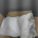 Weighted Blanket Queen Size for Adults,15lbs Jacquard Sherpa Heavy Blanket for Calming and Relax, Dual Sided Ultra Soft Fuzzy Throw Blanket with Glass Beads, 48" x 72", Cream White