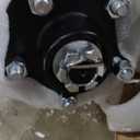 5 Lug Trailer Axle 3500 lbs 95 inch Hubface 80 inch Spring Center 5 * 4.5 Bolt Pattern