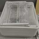 Rolling Cart with Drawers,10 Drawer Rolling Cart,Rolling Storage Cart with Drawers,White Rolling Drawer Cart,Teacher Rolling Cart for Classroom Storage,Craft Cart with Wooden Tabletop