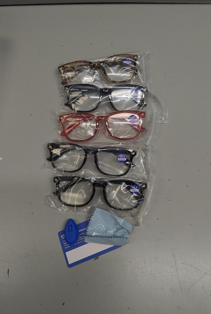 CCVOO Reading Glasses for Women/Men, Eyeglasses, Blue Light Readers for Women/Men, Computer Eye Glasses, Cheaters 2.5x