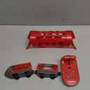 Toy Train Set Remote Control Locomotive Trains, Motorized Train for Wooden Track, Electric Train and Tunnel with Sound & Lighting Effect, Magnetic Trains Compatible with Thomas, Brio, Chuggington