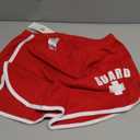 BLARIX Womens Guard Shorts (Red, Large)