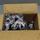 Industrial Adjustable Blackout Curtain Rod 72-144 Inch - Heavy Duty Wrap Around Rod for Windows, Indoor/Outdoor Room Divider Drapery