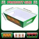 Marspark 18 Pcs 6 Set Kwanzaa Bags for Gifts 8x10'' Kwanzaa Gift Menorah Basket Boxes Empty to Fill with Gifts Blue Pull Bows Cellophane Wrapping Supplies for African American Party Favor Decorating