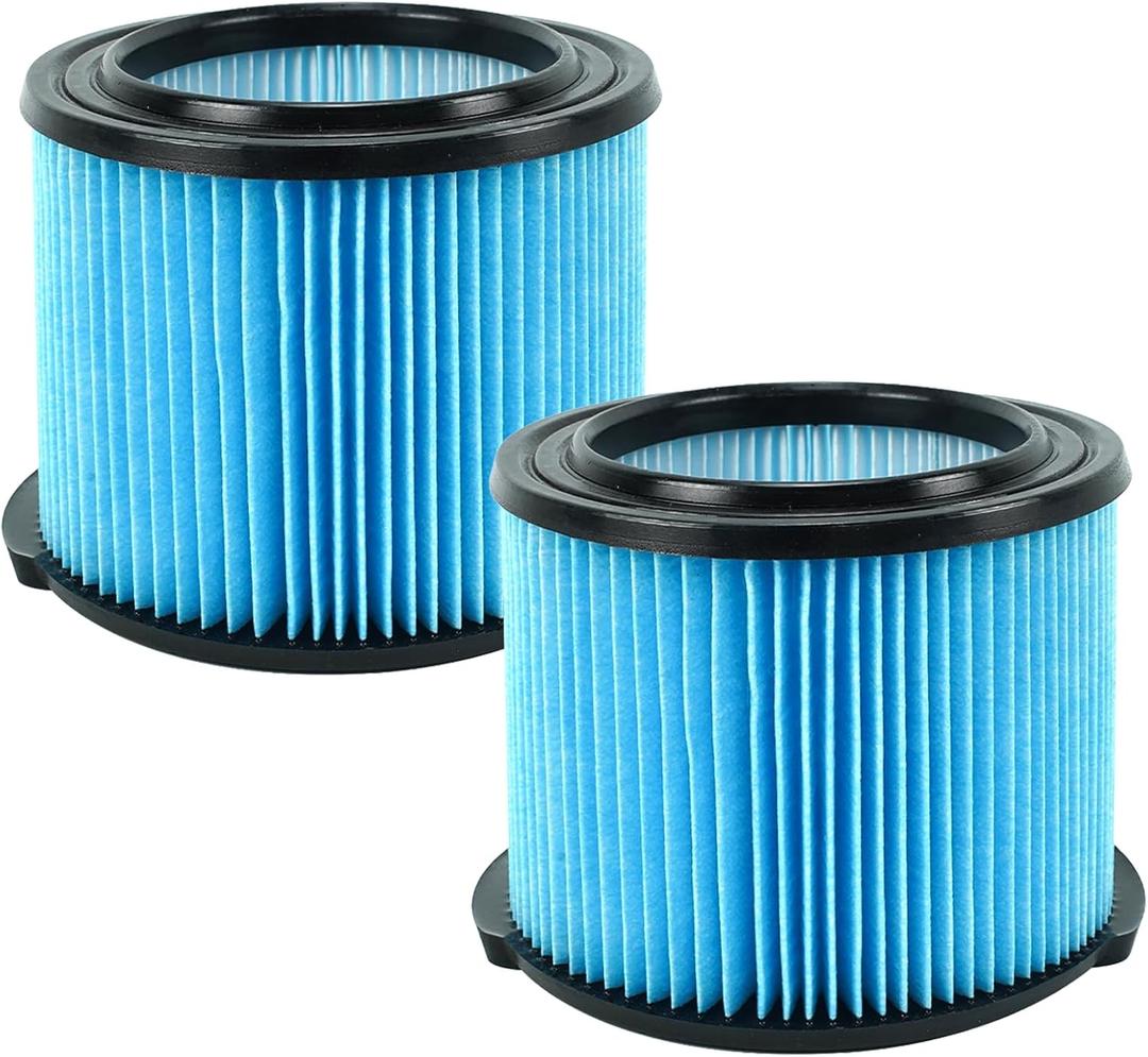 2 Pack VF3500 Filter Compatible with Rigid 3 to 4.5 Gallon Wet Dry Shop Vacuums, 3-Layer Pleated Design for WD3050 WD4070 WD4080 WD4522 WD4050 4000RV 4500RV
