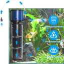 Pond Pump 660GPH Filtration, Sump Submersible Water Pump w/Sponge Filter, 8ft. High Lift, Quiet for Aquarium Hydroponics, Dry Burning Protection