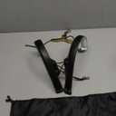 Saxophone Shoulder Strap - Handmade Leather Saxophone Harness Strap, No Neck Stress, Lengthened for Tenor/Baritone/Alto - Black