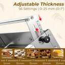 Folding Dough Sheeter Machine, Manual Stainless Steel Dough Roller Machine, 40.5"X22.8" New Pastry Roller for Commercial Home Bakery, Puff Pastry & Pizza