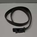 maikun Mens Dress Leather Belt, 1.3'' Width Casual Black Belt for Men (Black) Size 45 (1150mm)