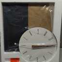 HOITUZYUS 14x20 Inches Modern Wall Clock Battery Operated, Wooden Decorative Analog Clocks with Silent Quartz, Minimalist Art Decor for Living Room, Office, Bedroom