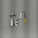 Window Locks,4 Sets Sliding Window Lock with Key, Window Locks for Up and Down Windows, Easy to Install Vertical & Horizontal Window Security Locks,Adjustable Aluminum Sliding Window Lock(Silver)