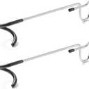 2 PCS Bird Feeder Hanger Hooks, Camping Lantern Hooks, Yard Plant Hangers, Windproof Tree Branch Hook for Wild Bird House Feeder Holder Camping Tent Pole Lamp (Single End Wrap)