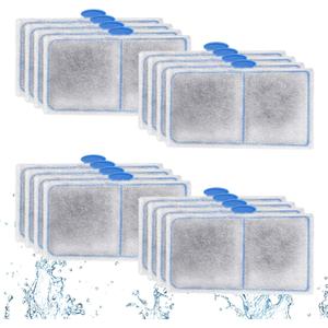 driamor 16 Pack Filter Cartridges Compatible with EF-S Element and BF5 BETTAFLO Filter, Thickened Fish Tank Replacement Filters Cartridge with Zeolite