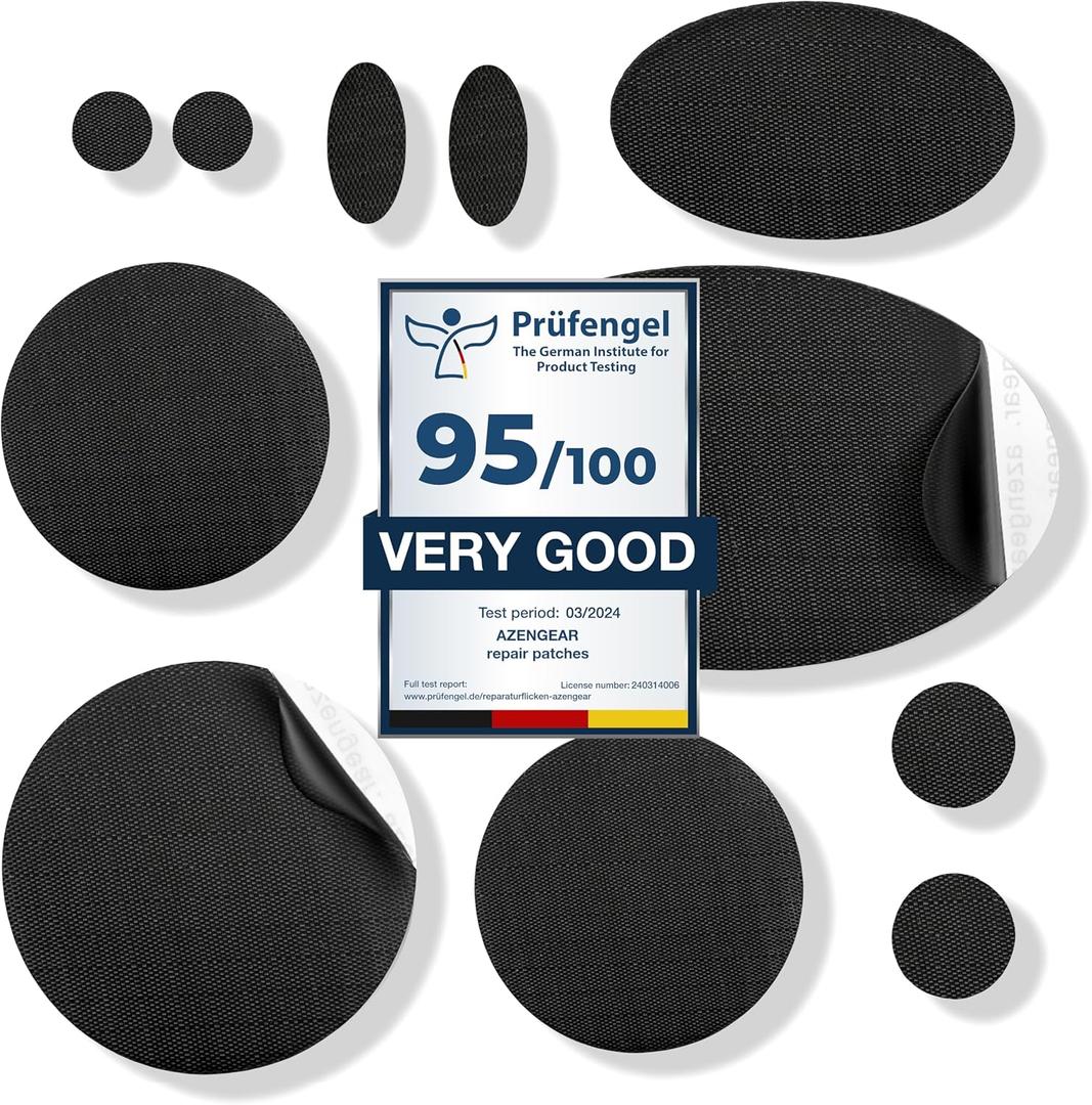 aZengear Repair Patches - Waterproof, Self-Adhesive, Tear-Cold-Heat-Resistant...