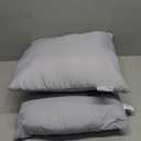 Utopia Bedding 16x16 Pillow Inserts, Set of 2, Grey – Indoor Decorative Throw Pillows for Bed, Sofa & Couch – Soft, Supportive & Fluffy Cushion Inserts