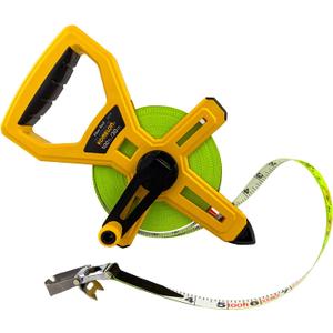 Komelon 6611IM Feet/Inches and Metric Fiber Tape Reel with Double Nylon Coated Fiberglass Blade, 100-Feet-30M by 1/2-Inch