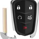Key Fob, Keyless Entry Remote Compatible for 2015 2016 2017 Cadillac Escalade SRX XTS, 14 15 16 17 Cadillac ATS CTS, Key Fob Replacement HYQ2AB, 315MHZ, DIY Programming