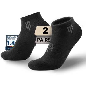 Alpaca Wool Ankle Socks Midweight Hiking Socks Work & Outdoors Moisture Wicking Anti-Blister Padded Breathable Merino (Medium, Classic Black)