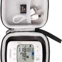 Aproca Hard Storage Travel Case, for OMRON Gold/Omron 7 Series Wireless Wrist Blood Pressure Monitor (Case Only)