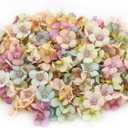 PATIKIL 0.79" Artificial Daisy Flower Heads, 50 Pack Silk Daisy Fake Heads for Wedding Floral Bouquet Decoration DIY Craft Making, Multi-Color