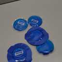 samply Small Gel Ice Packs for Boo Boos, Cold Packs for Injuries Reusable Pain Relief, Headaches and Toothaches,Eyes, Face, 5 Pack Mini Round Ice Packs with 2 Covers for Cold Compress