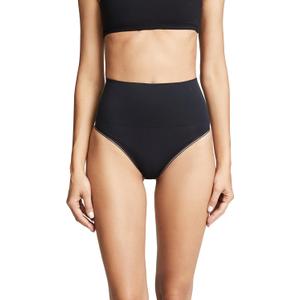 Yummie Women's Ultralight Seamless Shapewear Thong (Black) (S,M)