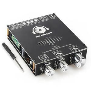 160W+160W Amplifier Board with Treble and Bass Control, DC 12-36V, BT and AUX Inputs, 2.0 Channel Stereo AMP Board for DIY Wireless Speakers, Password Free (T160HS) (Black)