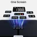 RENPHO Scale for Body Weight, Smart Scale with BMI, Body Fat, Muscle Mass, Bluetooth, 13 Metrics with Large Display, Support App Connection, Black, Elis 2X