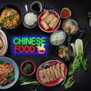 Chinese Food led Neon Sign LED Asian Food Business Neon Light Up Signs Wall Decor for Chinese Restaurant Decor (green and red)