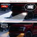 LED Fog Light with DRL for Ford F-150 2024-2025 Left Driver Side
Plug & Play for Lariat / King Ranch / Platinum, Adapter Required for XLT / STX / Tremor, Replace #RL3Z15201A, OEM-Style