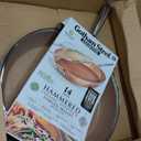 Gotham Steel Hammered Copper 14 Inch Non Stick Frying Pan with Lid, Nonstick Frying Pan with Ceramic Coating and Induction Plate for Even Heating, Oven / Dishwasher Safe, 100% Healthy & Non Toxic