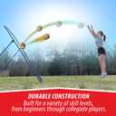 The Original Fully Adjustable 7x4 Feet Volleyball Rebounder Net from Anything Sports - Practice Sets, Spikes and Digs At Any Angle from Home