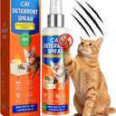Cat Deterrent Spray, Cat Repellent Indoor and Outdoor, Cat Deterrent for Furniture Protection, Pee Spraying, Excessive Chewing & Scratching Everywhere, Pet-Safe Formula, 5.07 Fl Oz (Yellow)