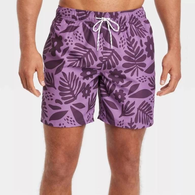 Men Shorts Men Hawaiian Summer Beach Quick Dry Swim Shorts Men Mens Hawaiian Shirt Beach Shorts, 7" 3XL