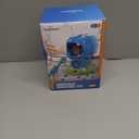 EagleStone Moveable Dinosaur Shooting Toys Triceratops Action,Kids Shooting Games with LCD Score Record&LED, Enhancing Hand-Eye Coordination Toys for Boys and Girls (10b-blue)