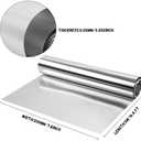 Aluminum Flashing RollAluminum Sheet Roll 5000x200x0.05mm(LxWxT) Applicable to Various House Repair and DIY Projects (0.002"x7.8"x16.4FT)