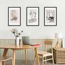 14x22 Black Picture Frame, Poster Frame for Wall, 3 Pack | Fits 11x17 Photos With Mat or 14x22 Without Mat, Vertical or Horizontal Wall Mount, Artwork, Gallery Wall & Home Decor
