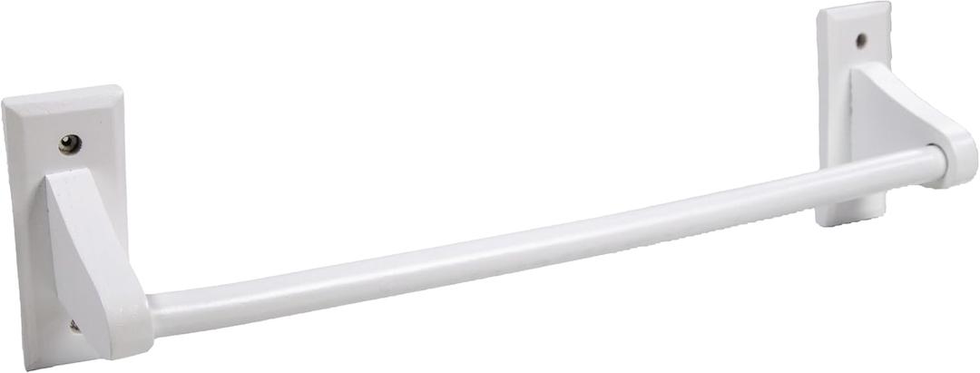 Design House Dalton Towel Bar, 18", White