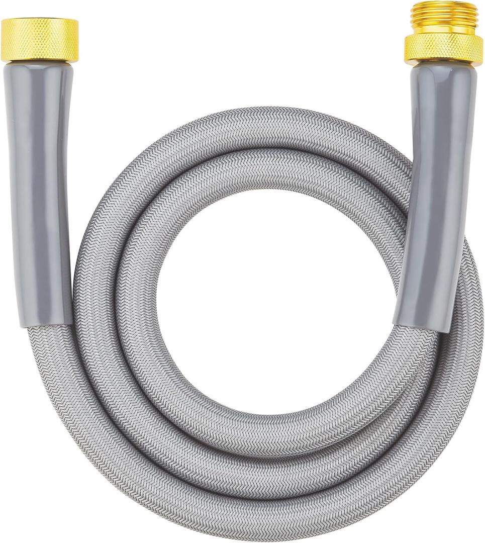 SKYWARD Short garden hose with Female to Male Metal Connector, nylon braided, inner tube PVC material, flexible and lightweight, Kink Free Water Hose, easy to use & Store (4ft) SKYWARD Short garden hose with Female to Male Metal Connector, nylon braided, inner tube PVC material, flexible and lightweight, Kink Free Water Hose, easy to use & Store (4ft)