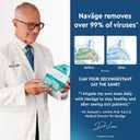 Navage® Nasal Irrigation System Deluxe Bundle, Nose Cleaner for Congestion Relief w/ 30 SaltPods, Storage Caddy, Black Travel Bag & Batteries ($137 Value). Sinus Rinse for Clinically Proven Benefits